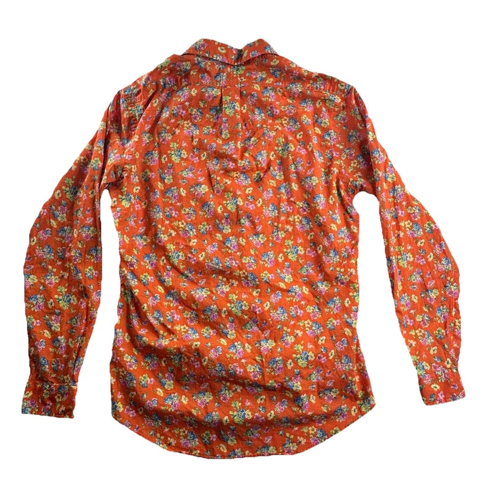 VTG 90s Polo Ralph Lauren Floral Button Up Shirt Spring Preppy Cottagecore S / M - Picture 2 of 11